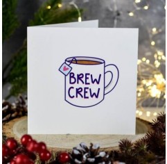 brew crew greetings card