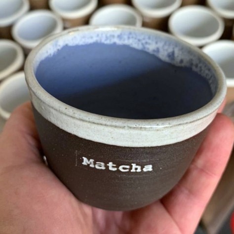 hand crafted matcha cup
