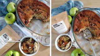 Apple Cider and Pecan Pudding 